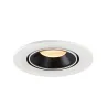 NUMINOS® GIMBLE S, encastré de plafond intérieur, 20 deg , blanc/noir, LED, 8,6W, 3000K