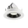 NUMINOS® GIMBLE S, encastré de plafond intérieur, 20 deg , blanc/noir, LED, 8,6W, 4000K