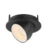 NUMINOS® GIMBLE S, encastré de plafond intérieur, 20 deg , noir/blanc, LED, 8,6W, 2700K