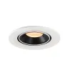 NUMINOS® GIMBLE S, encastré de plafond intérieur, 55 deg , blanc/noir, LED, 8,6W, 2700K