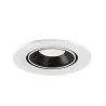 NUMINOS® GIMBLE S, encastré de plafond intérieur, 55 deg , blanc/noir, LED, 8,6W, 4000K