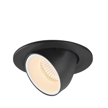 NUMINOS® GIMBLE S, encastré de plafond intérieur, 55 deg , noir/blanc, LED, 8,6W, 2700K