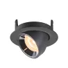 NUMINOS® GIMBLE XS, encastré de plafond intérieur, 20 deg , noir/chrome, LED, 7W, 2700K