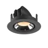 NUMINOS® GIMBLE XS, encastré de plafond intérieur, 55 deg , noir/chrome, LED, 7W, 2700K