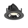 NUMINOS® GIMBLE XS, encastré de plafond intérieur, 55 deg , noir/chrome, LED, 7W, 4000K