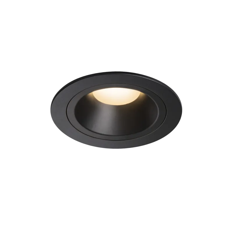 NUMINOS® M, encastré de plafond intérieur, 20 deg , noir, LED, 17,55W, 3000K, IP20/IP44