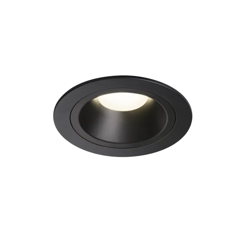 NUMINOS® M, encastré de plafond intérieur, 55 deg , noir, LED, 17,55W, 4000K, IP20/IP44