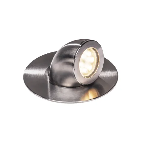 GIMBLE OUT, encastré de sol extérieur, inox brossé, LED, 13W, 3000K, IP67, inox 316
