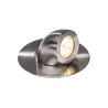 GIMBLE OUT, encastré de sol extérieur, inox brossé, LED, 13W, 3000K, IP67, inox 316