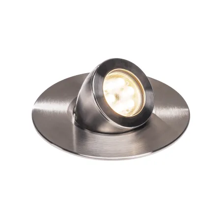 GIMBLE OUT, encastré de sol extérieur, inox brossé, LED, 13W, 3000K, IP67, inox 316