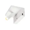 KARPO, applique intérieure, liseuse, blanc, LED, 6,6W, 3000K, variable, 2 ports USB