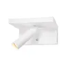 KARPO, applique intérieure, liseuse, blanc, LED, 6,6W, 3000K, variable, 2 ports USB