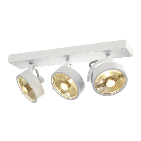 KALU, applique et plafonnier intérieur, triple, blanc mat, GU10/QPAR111, 3x 75W max