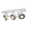 KALU, applique et plafonnier intérieur, triple, blanc mat, GU10/QPAR111, 3x 75W max