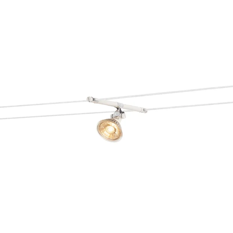 COSMIC, spot pour câble tendu T.B.T. TENSEO intérieur, blanc, GX5.3/QR-C51, 35W max