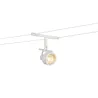 SALUNA, spot pour câble tendu T.B.T. TENSEO intérieur, blanc, GX5.3/QR-C51, 35W max