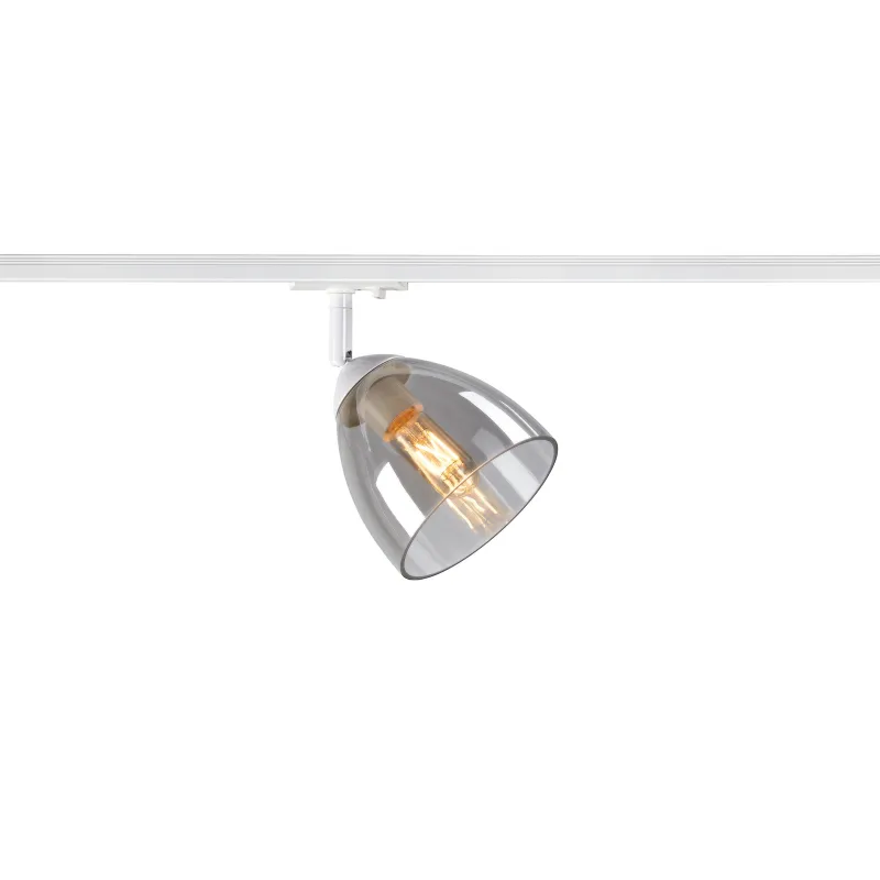 PARA CONE GL, spot pour rail 1 allumage intérieur, blanc/transparent, GU10, 25W max
