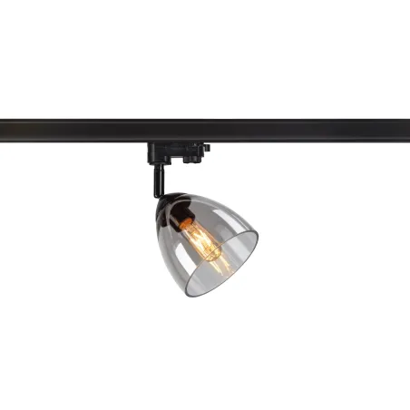 PARA CONE GL, spot pour rail 3 allumages intérieur, noir/transparent, GU10, 25W max