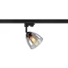 PARA CONE GL, spot pour rail 3 allumages intérieur, noir/transparent, GU10, 25W max