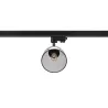 PARA CONE GL, spot pour rail 3 allumages intérieur, noir/transparent, GU10, 25W max