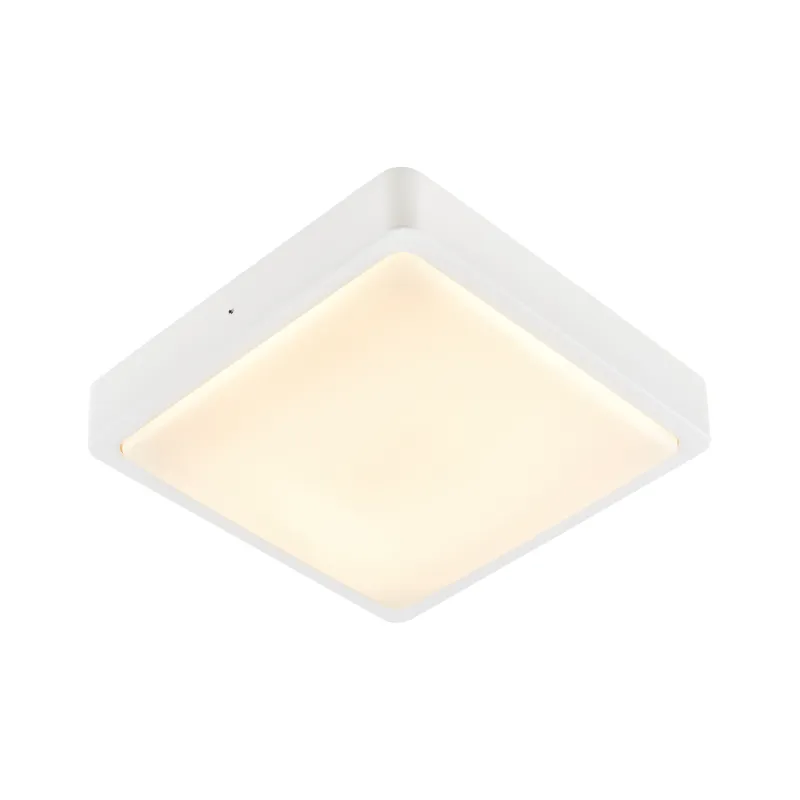 AINOS, applique et plafonnier extérieur, carré, blanc, LED, 17W, 3000K/4000K, IP65