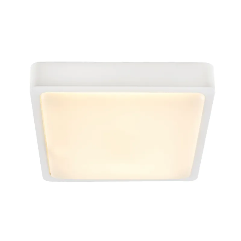 AINOS, applique et plafonnier extérieur, carré, blanc, LED, 17W, 3000K/4000K, IP65