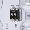 AINOS, applique et plafonnier extérieur, carré, blanc, LED, 17W, 3000K/4000K, IP65