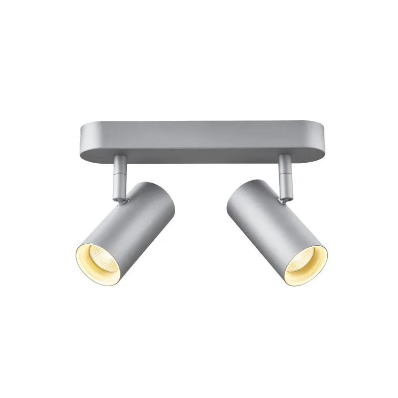 NOBLO, applique et plafonnier intérieur, double, argent, LED, 16W, 2700K, variable