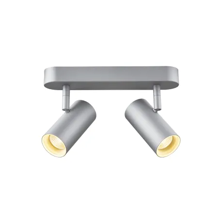 NOBLO, applique et plafonnier intérieur, double, argent, LED, 16W, 2700K, variable