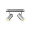 NOBLO, applique et plafonnier intérieur, double, argent, LED, 16W, 2700K, variable