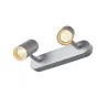 NOBLO, applique et plafonnier intérieur, double, argent, LED, 16W, 2700K, variable