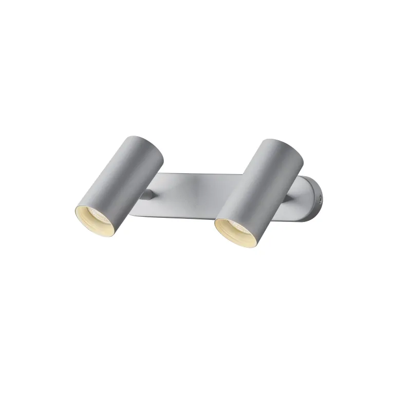 NOBLO, applique et plafonnier intérieur, double, argent, LED, 16W, 2700K, variable