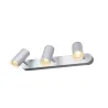 NOBLO, applique et plafonnier intérieur, triple, argent, LED, 24W, 2700K, variable