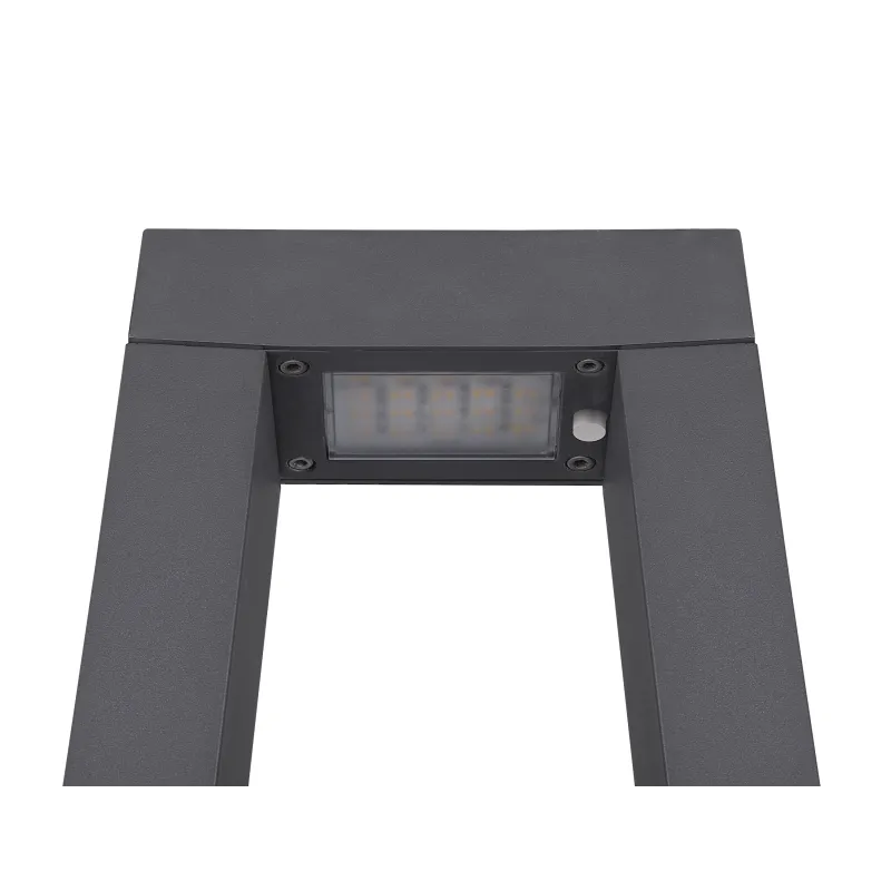 BOOKAT, borne extérieure, anthracite, LED, 15W, 3000/4000K, IP65, interrupteur CCT