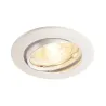PIKA, encastré de plafond intérieur, rond, orientable, blanc, GU10/QPAR51, 50W max