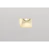 PLASTRA, encastré de plafond intérieur, carré, blanc, GU10/QPAR51, 35W max, plâtre