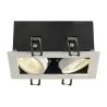 KADUX, encastré de plafond intérieur, double, blanc mat, LED, 14W, 3000K, variable