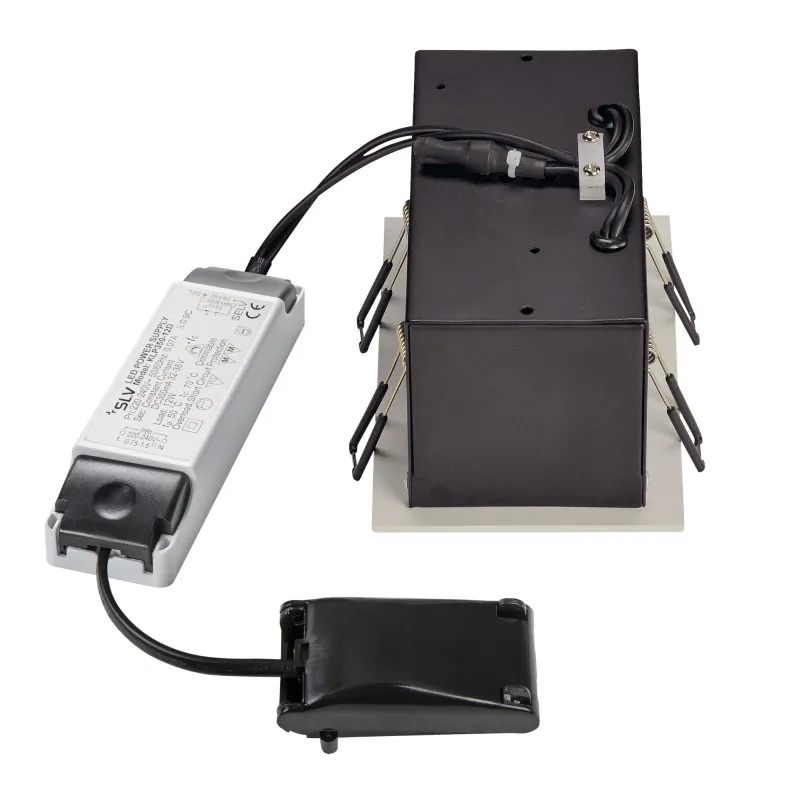 KADUX, encastré de plafond intérieur, double, blanc mat, LED, 14W, 3000K, variable