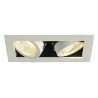 KADUX, encastré de plafond intérieur, double, blanc mat, LED, 14W, 3000K, variable