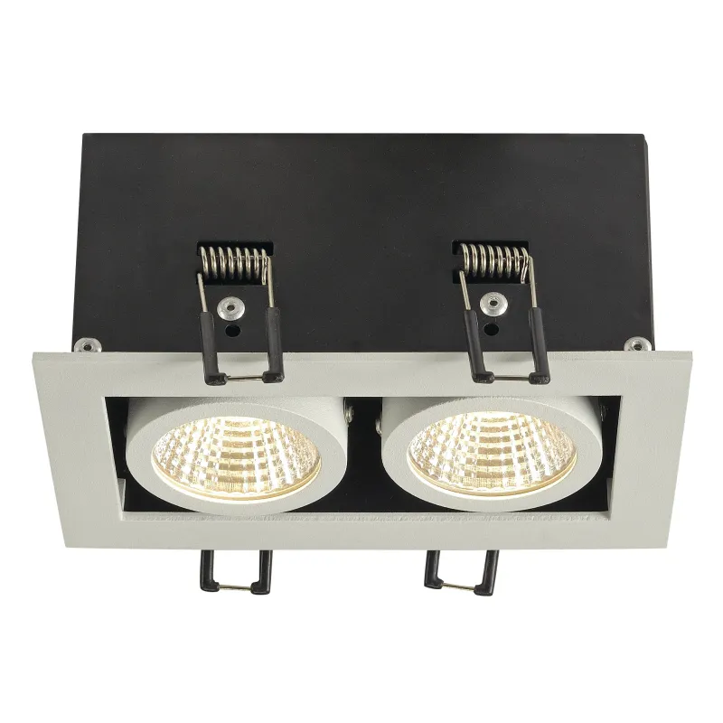 KADUX, encastré de plafond intérieur, double, blanc mat, LED, 14W, 3000K, variable