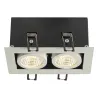 KADUX, encastré de plafond intérieur, double, blanc mat, LED, 14W, 3000K, variable