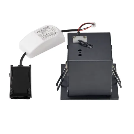 KADUX, encastré de plafond intérieur, simple, noir mat, LED, 7,5W, 3000K, variable