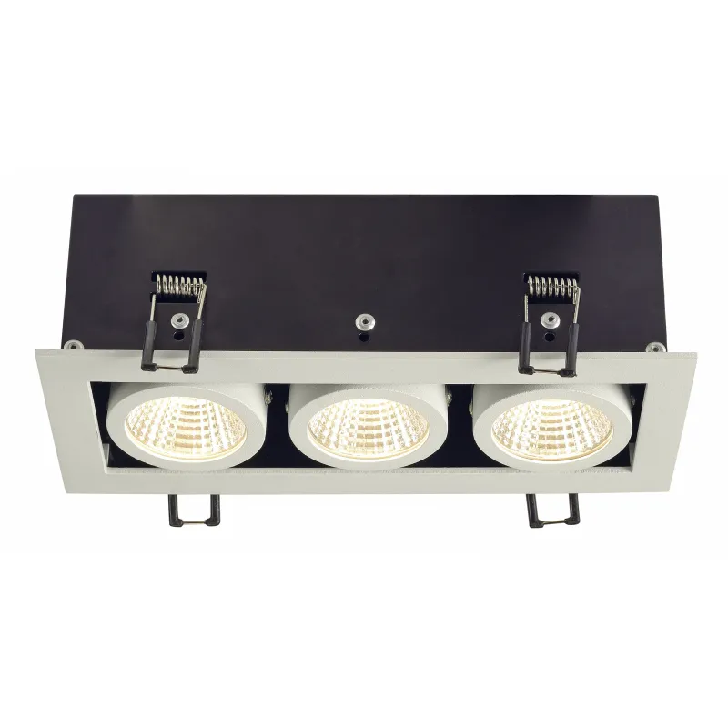 KADUX, encastré de plafond intérieur, triple, blanc mat, LED, 20W, 3000K, variable