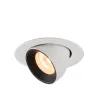 NUMINOS® GIMBLE XS, encastré de plafond intérieur, 20 deg , blanc/noir, LED, 7W, 2700K