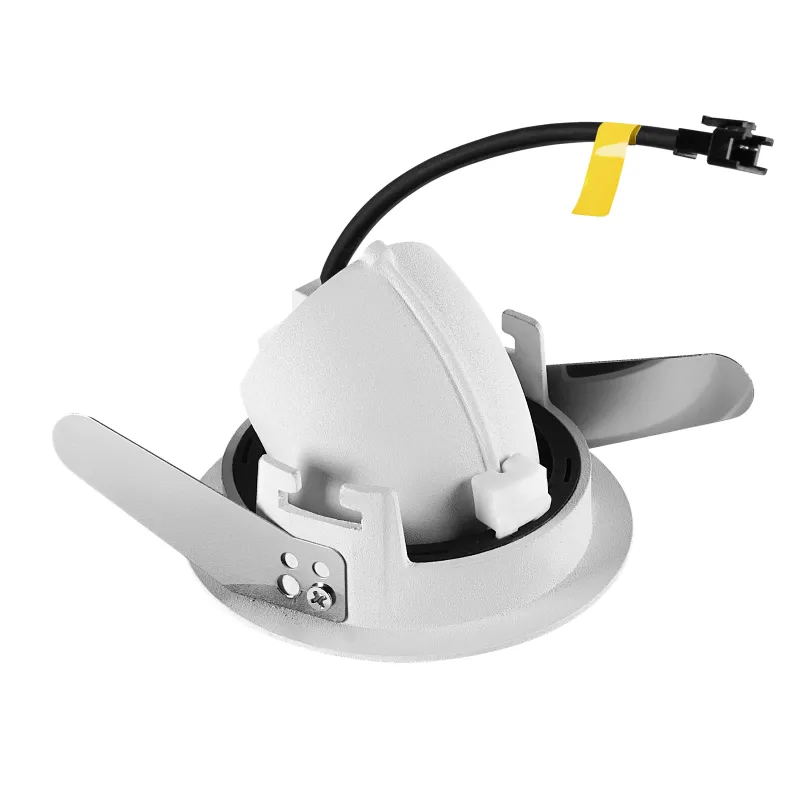 NUMINOS® GIMBLE XS, encastré de plafond intérieur, 20 deg , blanc/noir, LED, 7W, 2700K