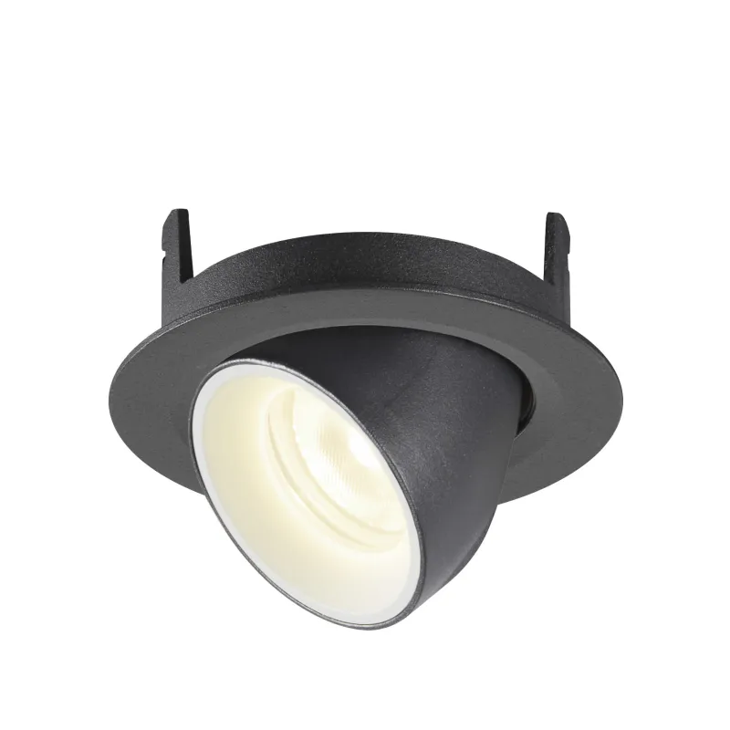 NUMINOS® GIMBLE XS, encastré de plafond intérieur, 20 deg , noir/blanc, LED, 7W, 4000K