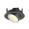 NUMINOS® GIMBLE XS, encastré de plafond intérieur, 20 deg , noir/blanc, LED, 7W, 4000K
