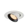 NUMINOS® GIMBLE XS, encastré de plafond intérieur, 40 deg , blanc/noir, LED, 7W, 2700K