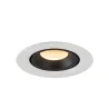 NUMINOS® GIMBLE XS, encastré de plafond intérieur, 40 deg , blanc/noir, LED, 7W, 3000K