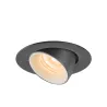 NUMINOS® GIMBLE XS, encastré de plafond intérieur, 40 deg , noir/blanc, LED, 7W, 2700K
